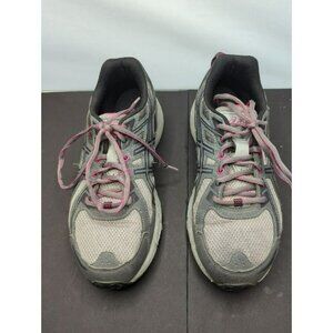 Asics Gel Venture 6 Athletic Running Shoes Gray Pink Womens Size 9 - T7G6N